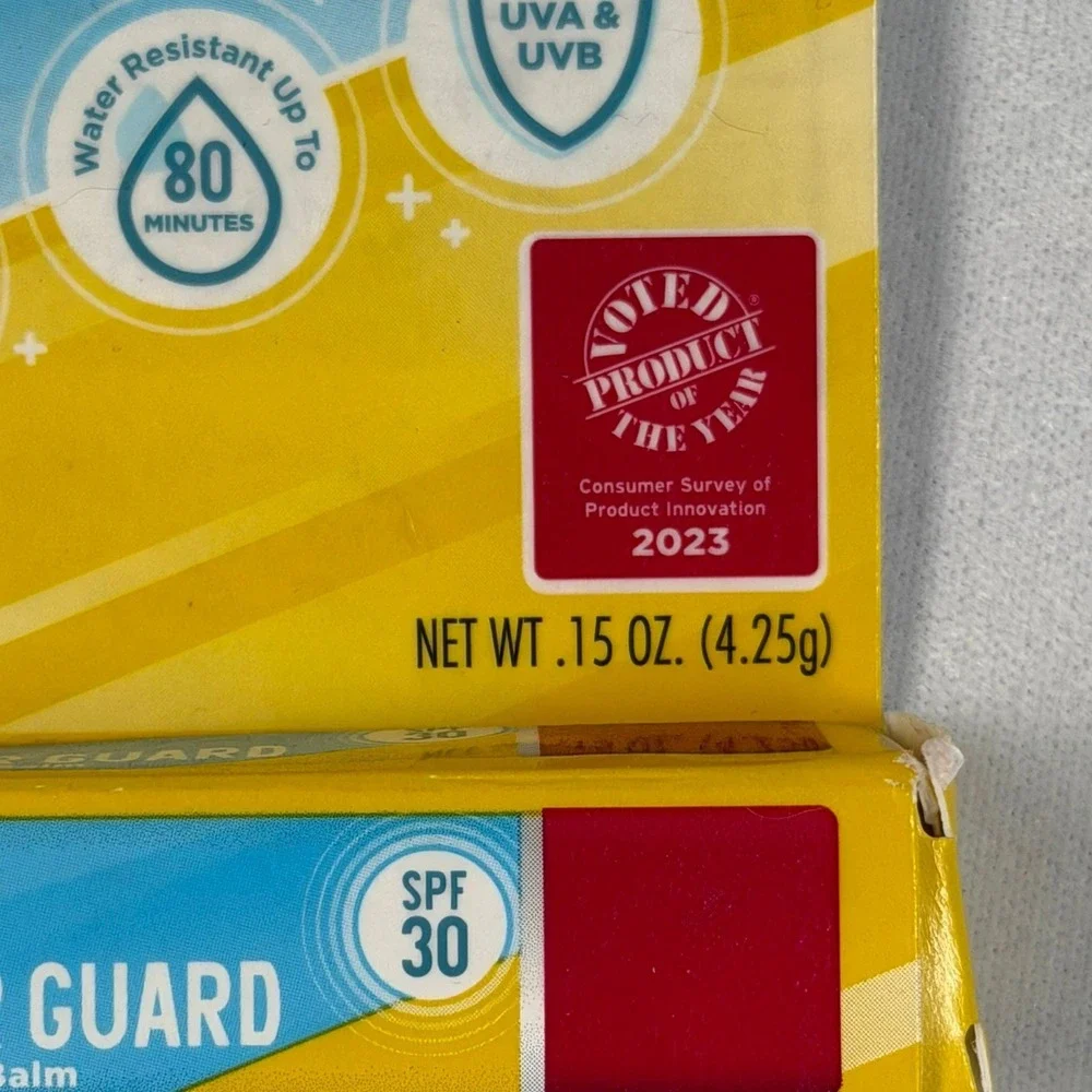 2X‎ Carmex Weather Guard Lip Balm SPF 30 Moisturizing .15 oz each New